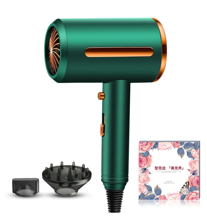 Hot Selling Professional Hair Dryer Household Negative Ion High Power Blue Light Electric Hair Dryer Salon Hair Tools